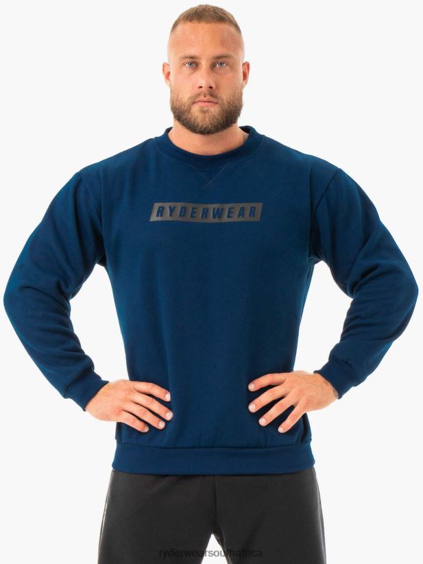 Men Ryderwear Force Pullover 2RT8VD1408 Navy Clothing