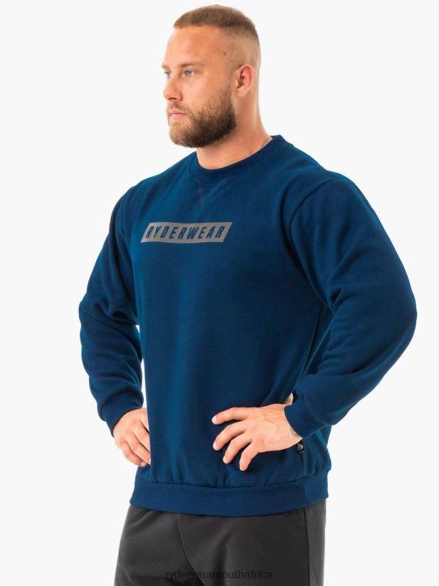 Men Ryderwear Force Pullover 2RT8VD1408 Navy Clothing