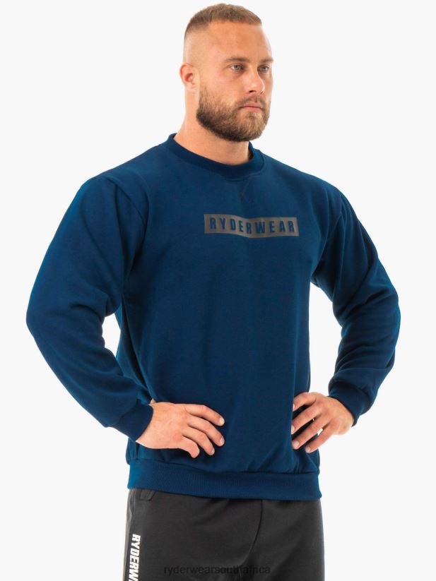 Men Ryderwear Force Pullover 2RT8VD1408 Navy Clothing