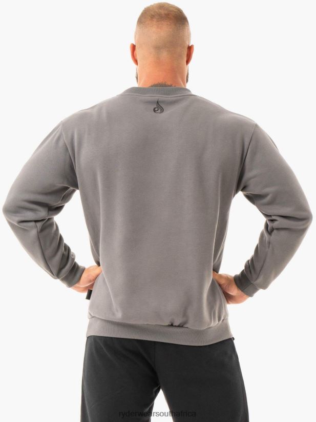 Men Ryderwear Force Pullover 2RT8VD1410 Graphite Clothing