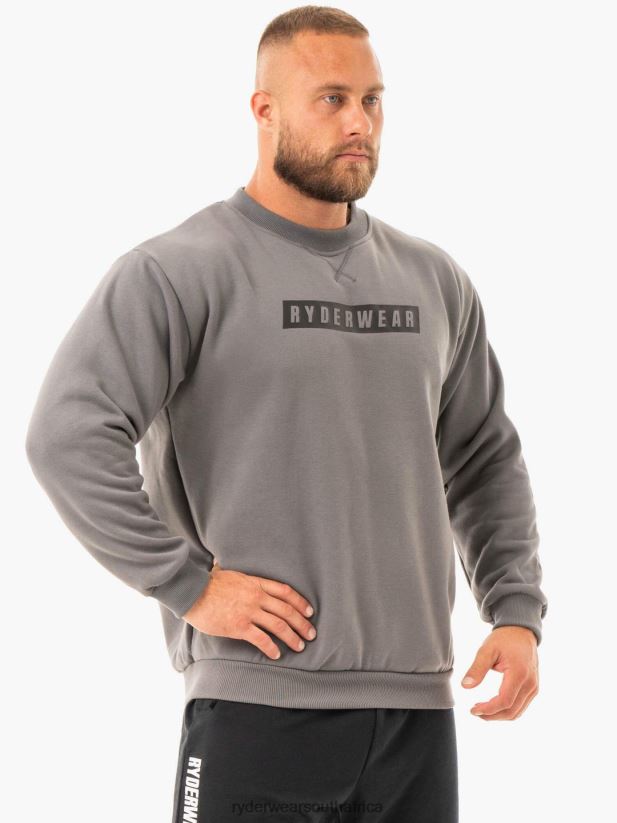 Men Ryderwear Force Pullover 2RT8VD1410 Graphite Clothing