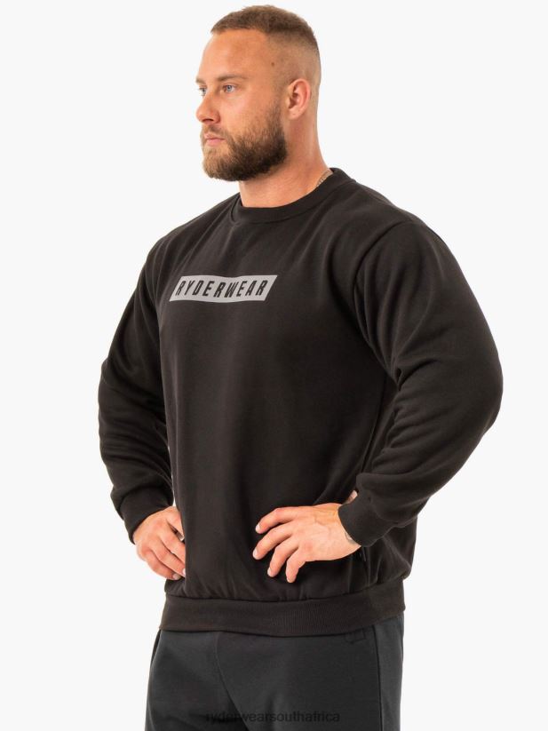 Men Ryderwear Force Pullover 2RT8VD1412 Black Clothing