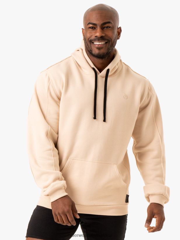 Men Ryderwear Force Pullover Hoodie 2RT8VD1390 Sand Clothing