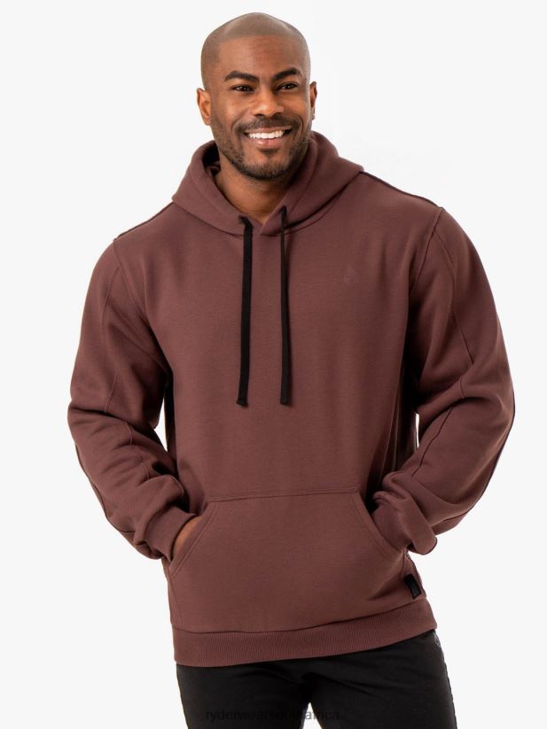 Men Ryderwear Force Pullover Hoodie 2RT8VD1393 Brick Clothing