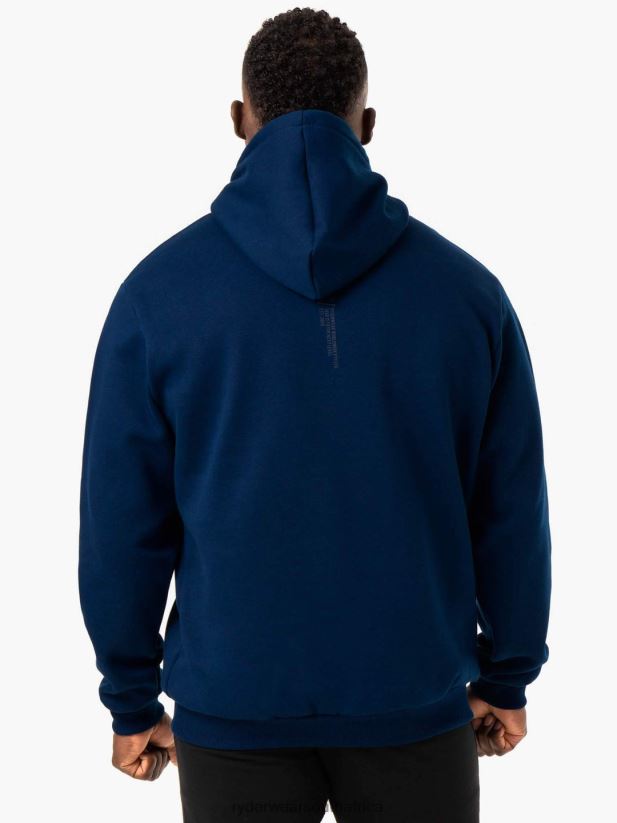 Men Ryderwear Reset Pullover Hoodie 2RT8VD1395 Blue Clothing