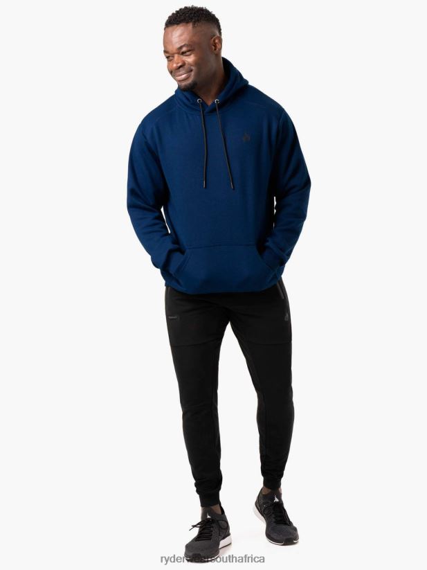 Men Ryderwear Reset Pullover Hoodie 2RT8VD1395 Blue Clothing