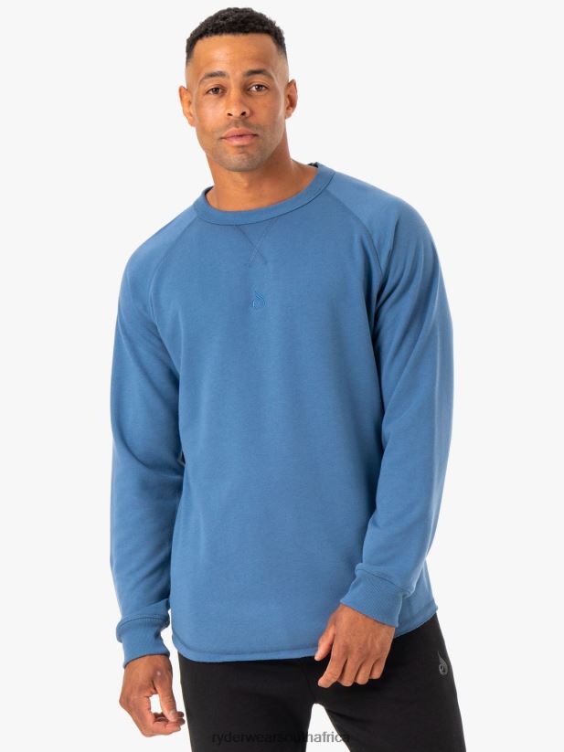 Men Ryderwear Restore Crew Neck 2RT8VD1388 Blue Clothing