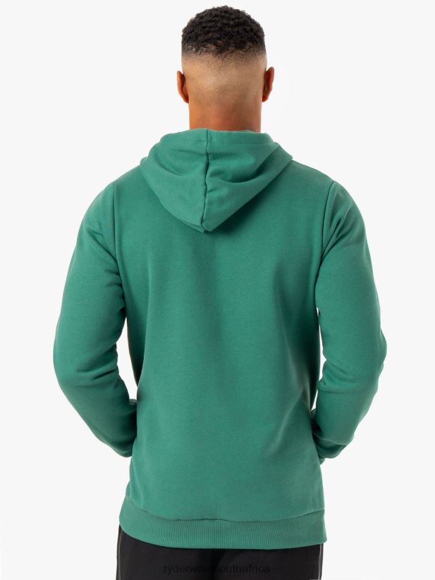 Men Ryderwear Restore Pullover Hoodie 2RT8VD1385 Green Clothing