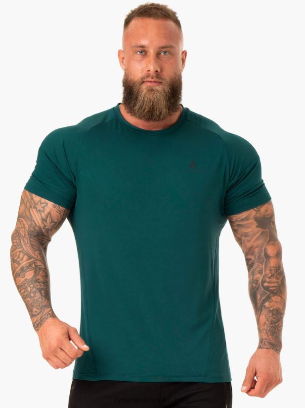 Men Ryderwear Action Mesh T-Shirt 2RT8VD1218 Emerald Clothing