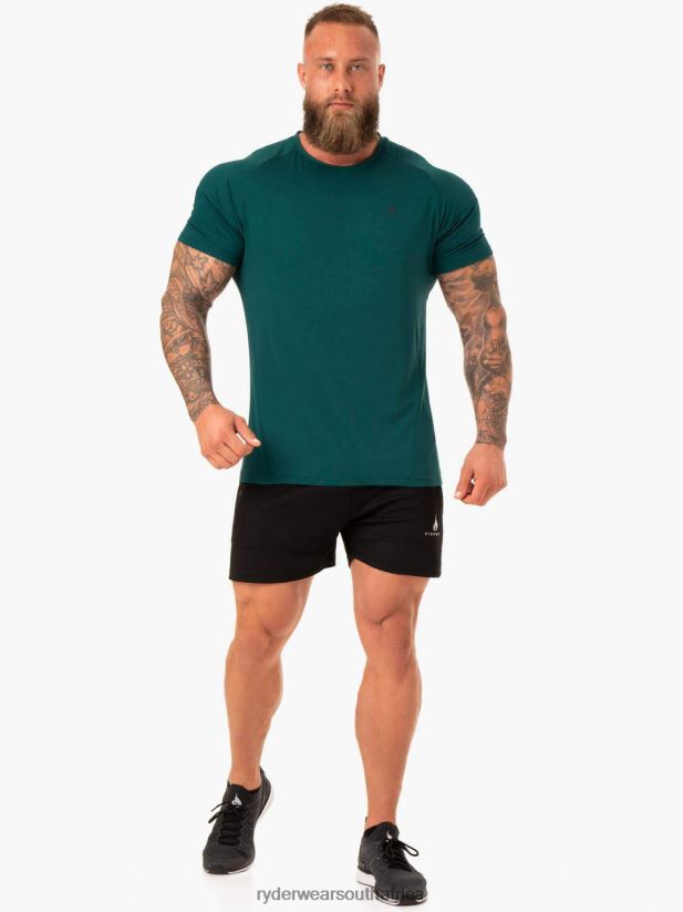 Men Ryderwear Action Mesh T-Shirt 2RT8VD1218 Emerald Clothing