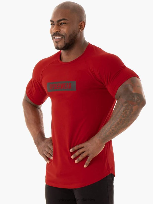 Men Ryderwear Base T-Shirt 2RT8VD1213 Red Clothing