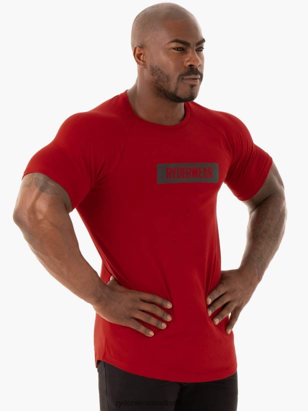 Men Ryderwear Base T-Shirt 2RT8VD1213 Red Clothing