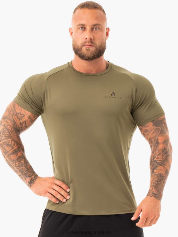 Men Ryderwear Breeze T-Shirt 2RT8VD1208 Khaki Clothing