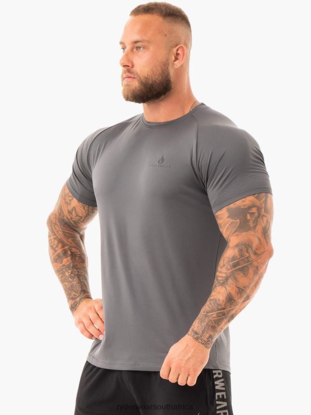 Men Ryderwear Breeze T-Shirt 2RT8VD1210 Charcoal Clothing