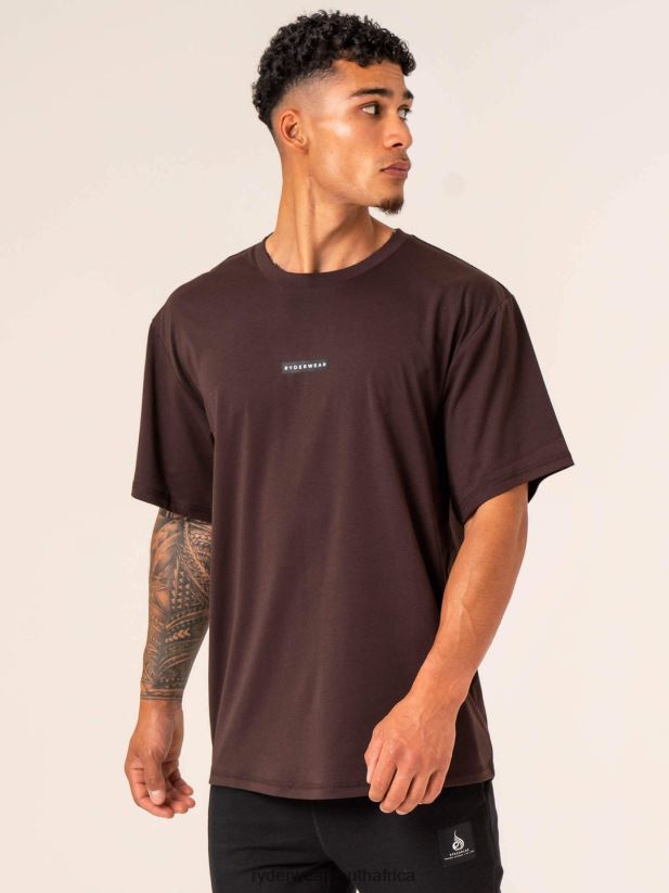 Men Ryderwear Terrain T-Shirt 2RT8VD1275 Dark Oak Clothing