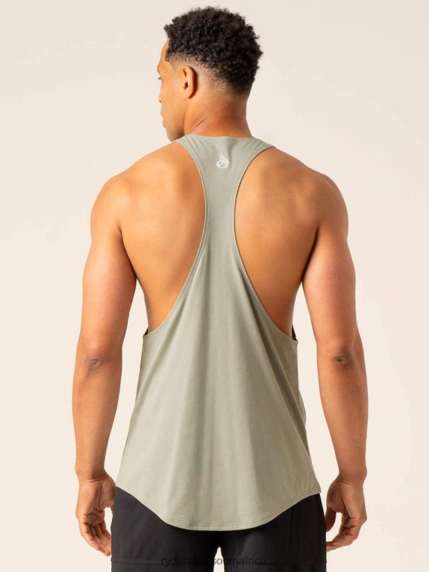 Men Ryderwear Advance Stringer T-Back 2RT8VD1301 Sage Clothing