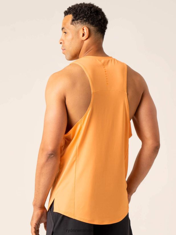 Men Ryderwear Dynamic Baller Tank 2RT8VD1304 Orange Sherbet Clothing