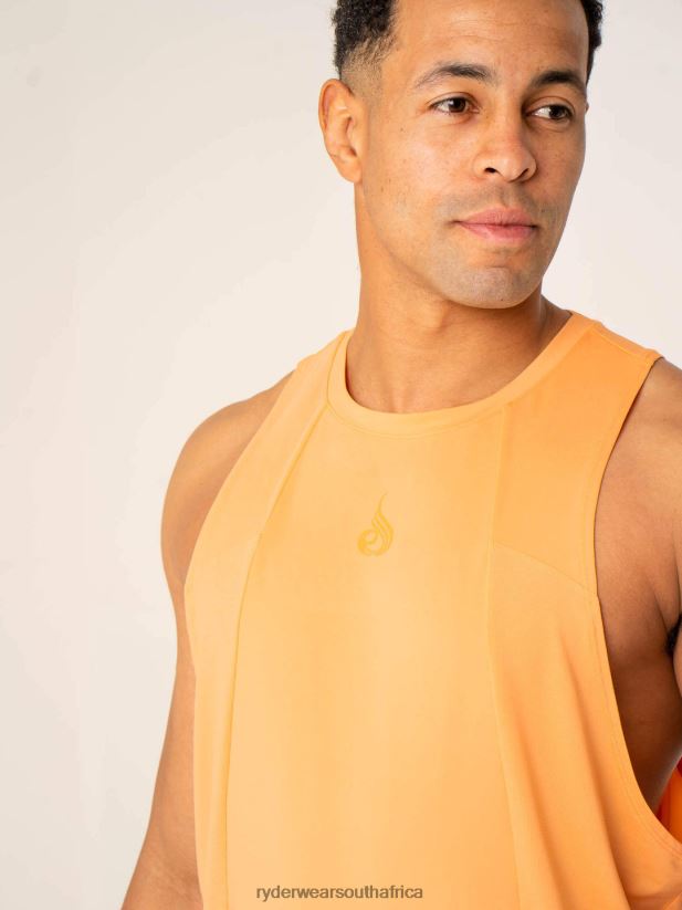 Men Ryderwear Dynamic Baller Tank 2RT8VD1304 Orange Sherbet Clothing