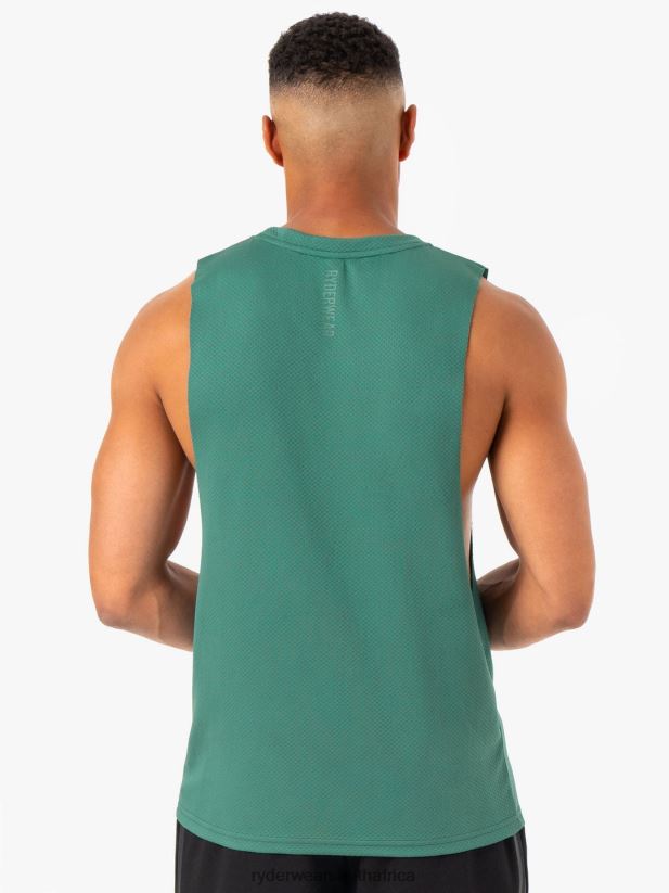 Men Ryderwear Enhance Baller Tank 2RT8VD1323 Green Clothing