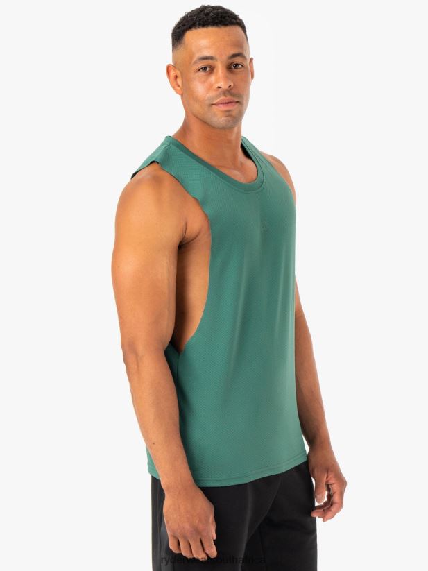 Men Ryderwear Enhance Baller Tank 2RT8VD1323 Green Clothing