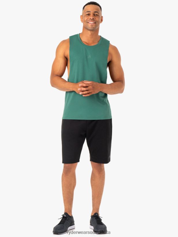 Men Ryderwear Enhance Baller Tank 2RT8VD1323 Green Clothing