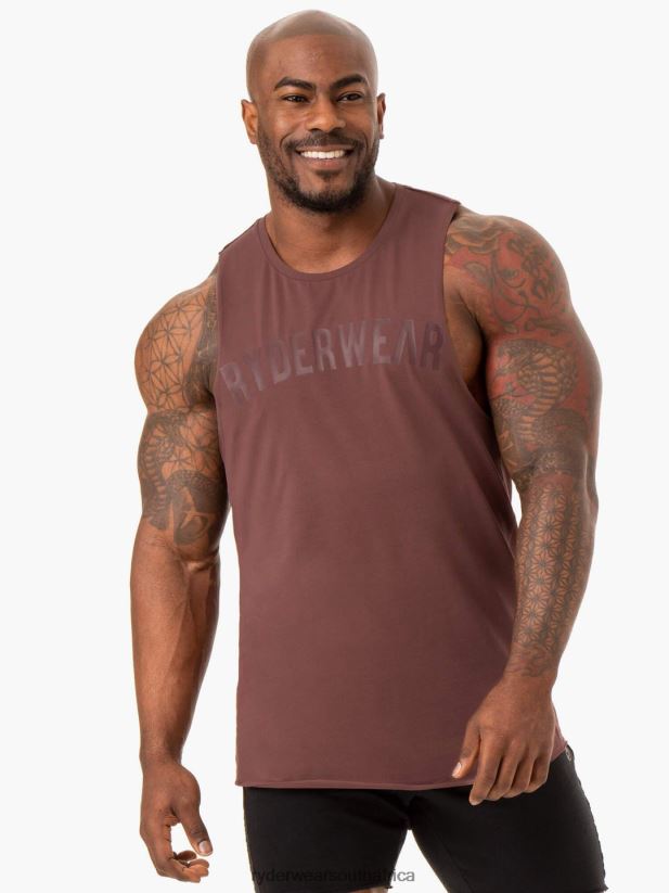 Men Ryderwear Force Baller Tank 2RT8VD1331 Brick Clothing