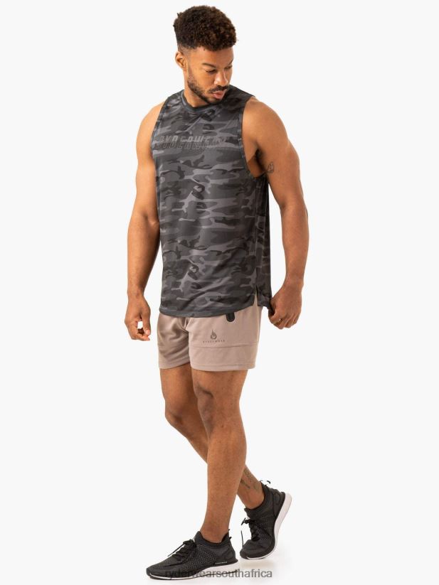 Men Ryderwear Overdrive Tank 2RT8VD1312 Black Camo Clothing