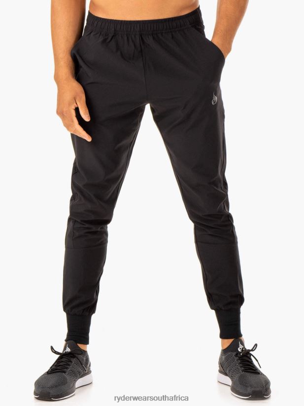 Men Ryderwear Division Woven Joggers 2RT8VD1441 Black Clothing