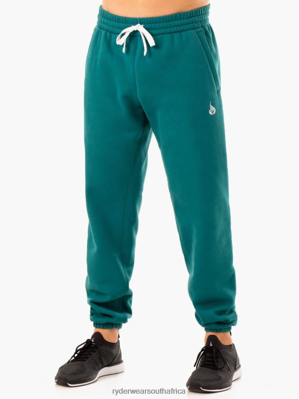 Men Ryderwear Recharge Relaxed Track Pant 2RT8VD1454 Teal Clothing