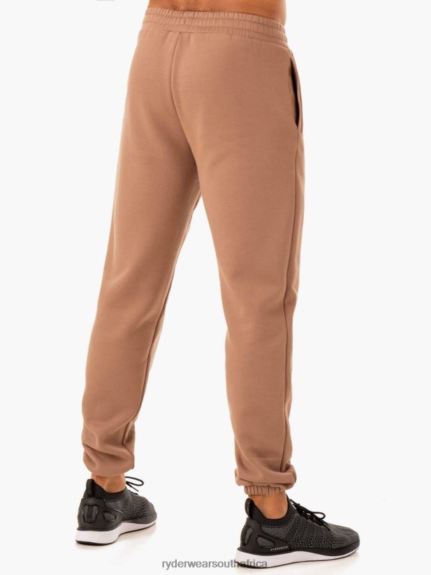 Men Ryderwear Unisex Track Pants 2RT8VD1448 Mocha Clothing