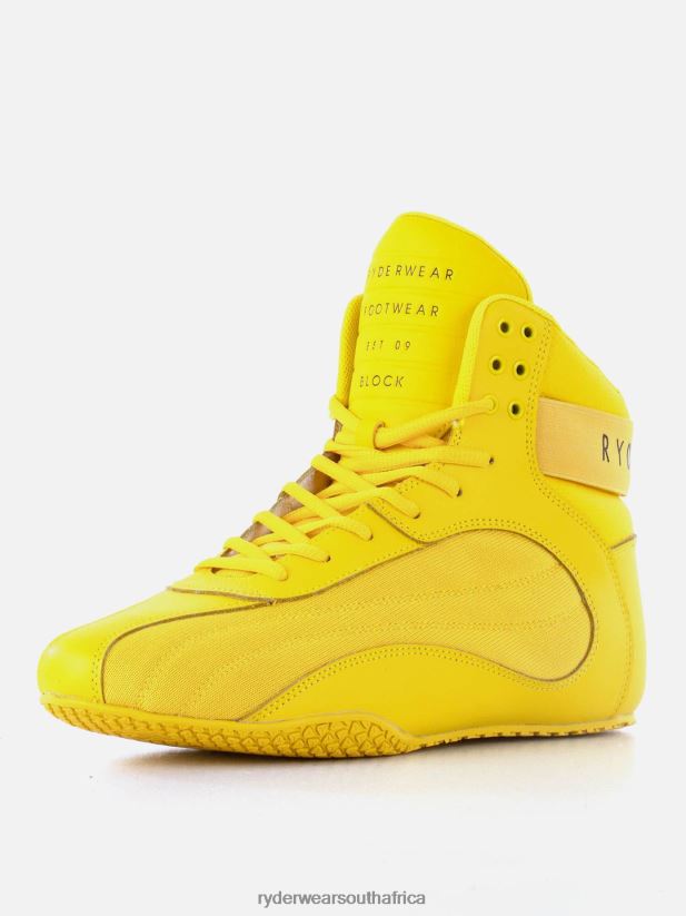 Men Ryderwear D-Mak Block 2RT8VD1486 Yellow Shoes