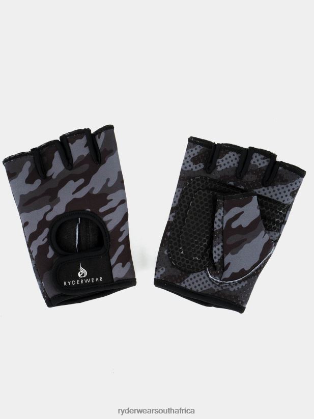 Unisex Ryderwear Lifting Gloves 2RT8VD1121 Black Camo Accessories