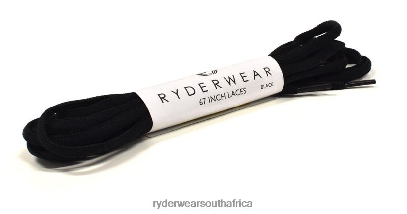 Unisex Ryderwear Shoe Laces 2RT8VD1497 Black Accessories