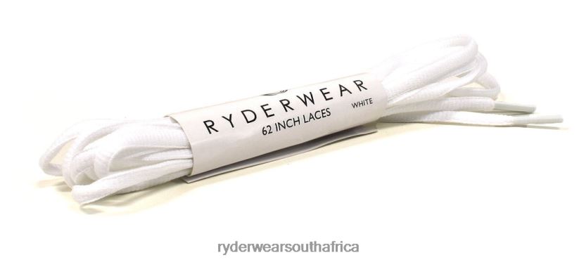 Unisex Ryderwear Shoe Laces 2RT8VD1498 White Accessories