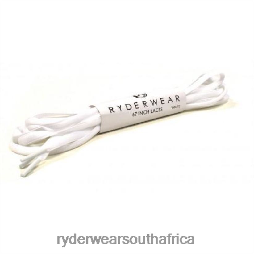 Unisex Ryderwear Shoe Laces 2RT8VD1498 White Accessories