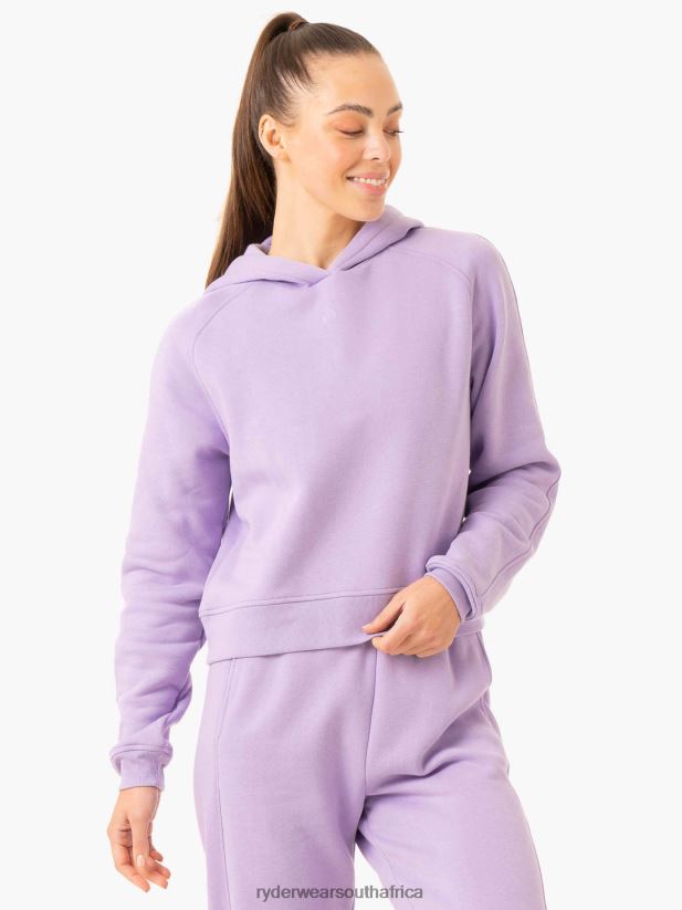 Women Ryderwear Sideline Hoodie 2RT8VD849 Lilac Clothing