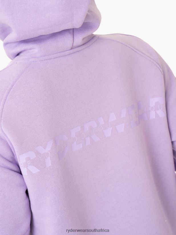 Women Ryderwear Sideline Hoodie 2RT8VD849 Lilac Clothing