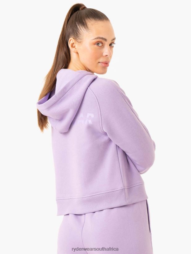 Women Ryderwear Sideline Hoodie 2RT8VD849 Lilac Clothing