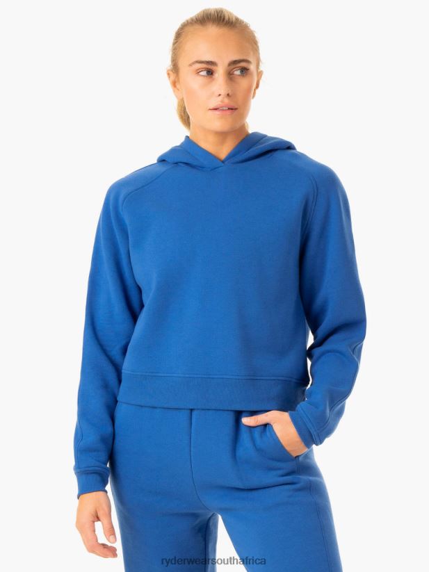 Women Ryderwear Sideline Hoodie 2RT8VD873 Cobalt Blue Clothing