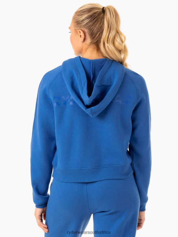 Women Ryderwear Sideline Hoodie 2RT8VD873 Cobalt Blue Clothing