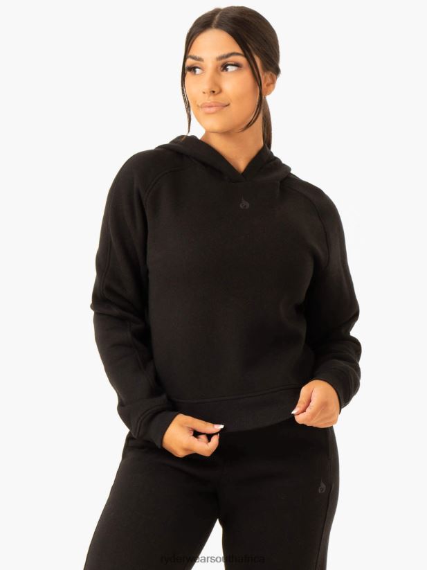 Women Ryderwear Sideline Hoodie 2RT8VD874 Black Clothing