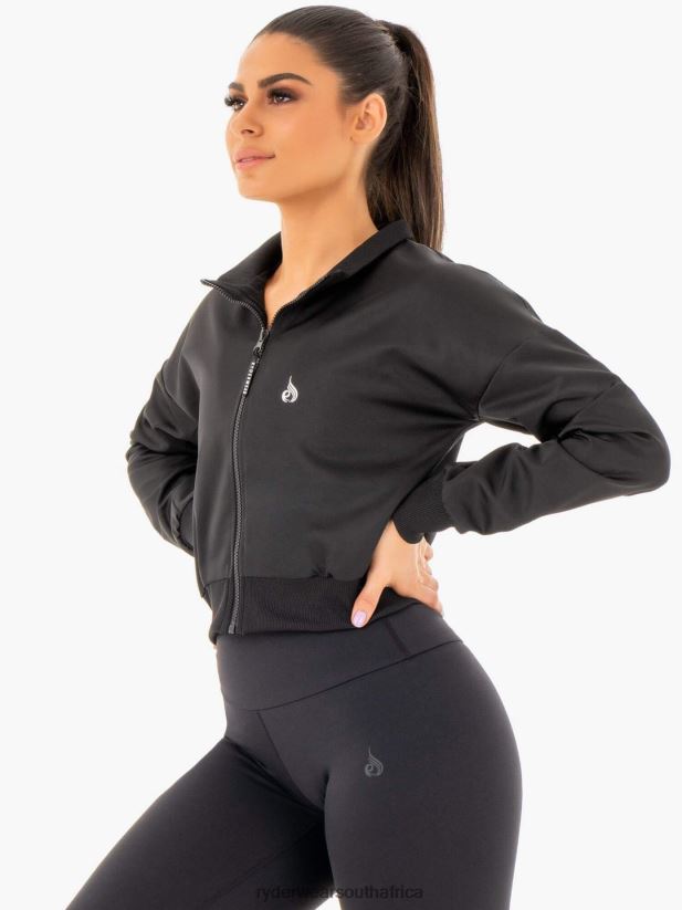 Women Ryderwear Adapt Bomber Jacket 2RT8VD1031 Black Clothing