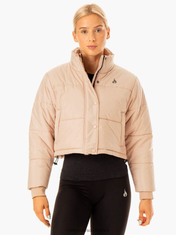 Women Ryderwear Apex Puffer Jacket 2RT8VD908 Nude Clothing