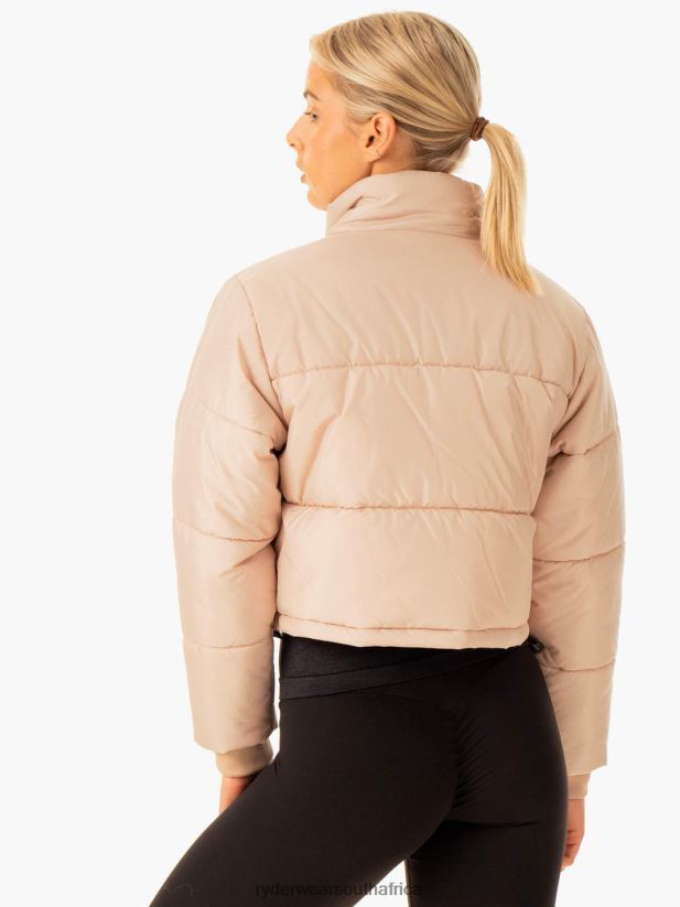 Women Ryderwear Apex Puffer Jacket 2RT8VD908 Nude Clothing