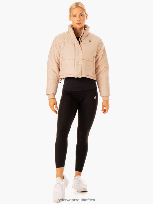 Women Ryderwear Apex Puffer Jacket 2RT8VD908 Nude Clothing