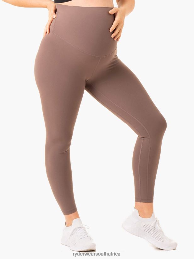 Women Ryderwear Active Bump Leggings 2RT8VD77 Chocolate Clothing