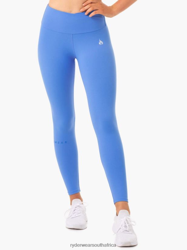 Women Ryderwear Amazon Scrunch Bum Leggings 2RT8VD153 Blue Clothing