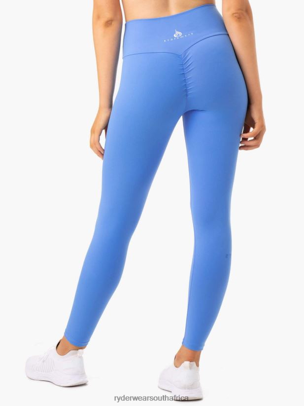 Women Ryderwear Amazon Scrunch Bum Leggings 2RT8VD153 Blue Clothing