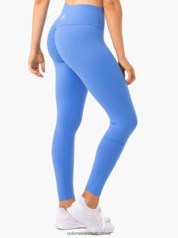 Women Ryderwear Amazon Scrunch Bum Leggings 2RT8VD153 Blue Clothing