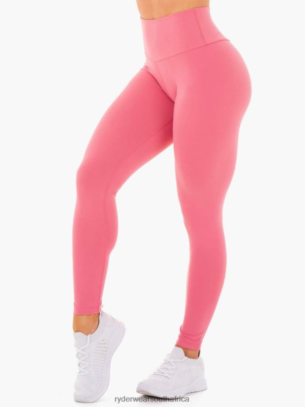 Women Ryderwear Motion High Waisted Leggings 2RT8VD160 Pink Lemonade Clothing